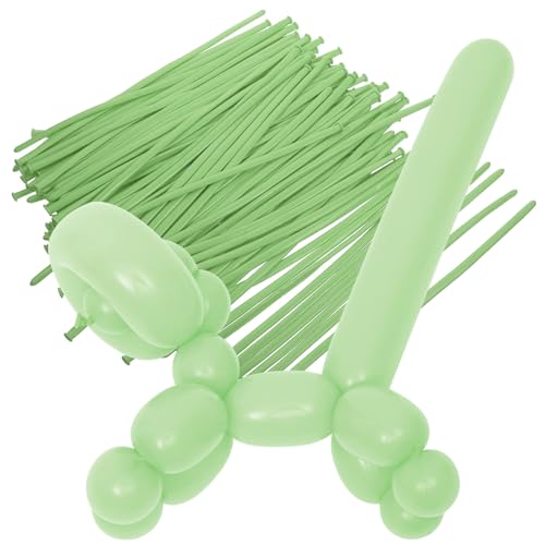 MOBUTOFU 100St gehende Tierballons Mehrfarbige Luftballons alles zum geburtstag luftballons Partyballons Hochzeitsballons Ballon-Ornamente Partyzubehör Latexballons Emulsion Green von MOBUTOFU