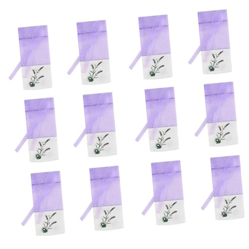 MOBUTOFU 12St Beutel mit Kräutersäckchen Klarsichtbeutel Netz leere Tasche für lavendelsäckchen Lavendelbeutel Mini leerer Kordelzugbeutel Beutel leerer Beutel Gittergewebe Lavender von MOBUTOFU