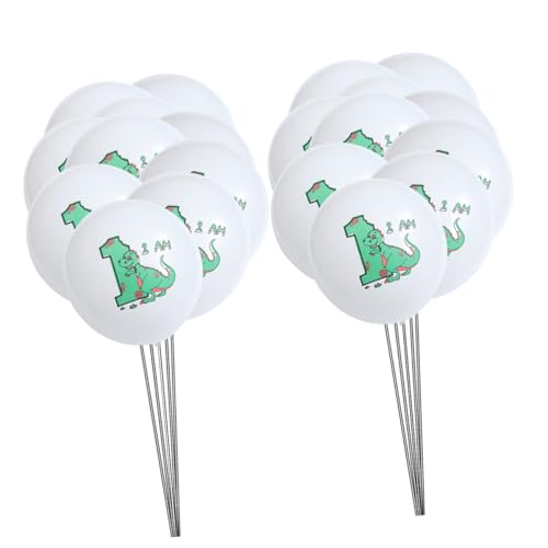 MOBUTOFU 20 Stück 12 Latexballons Ballons Für Ballontiere Babyballons Ballonsäule Ballonbogen-kit Luftballons Zum 1. Geburtstag Luftballons-set Ballons Bedrucken Green von MOBUTOFU