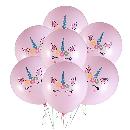 MOBUTOFU 20 Stück 12 Zoll Bunte Einhorn Latexballons Rosa Perfekte Dekoration Für Geburtstagsfeiern Hochzeiten Und Weihnachten Ideal Für Kreative Partygestaltungen Und von MOBUTOFU