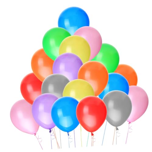 MOBUTOFU 200 Stück 10 Zoll Einfarbige Latexballons Zufälligen Farben Ideal Für Hochzeiten Geburtstagsfeiern Und Festlichkeiten Perfekte Dekoration Für Jede Party Und Jedes Event von MOBUTOFU