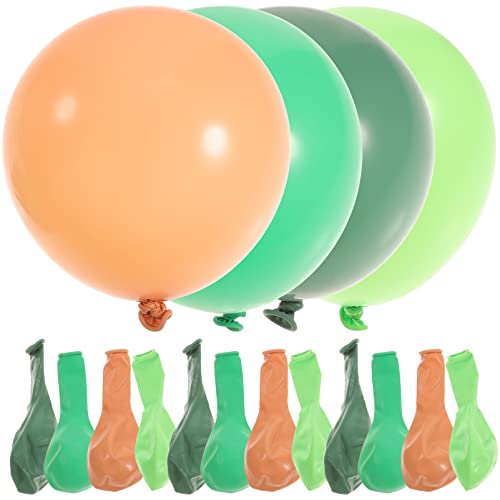 MOBUTOFU 20St Grünes Ballon-Set metallisch weiße Luftballons Grüne Ballongirlande Ballongas kindergeburtstags dekoration balloon Party-Layout-Ballons Layout-Requisiten für Geburtstagsfeiern von MOBUTOFU