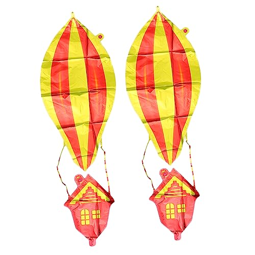 MOBUTOFU 2St Ballon raumdeko balloons luftbalons geburtstagsdekoration gebutagsdeko aufblasbares Spielzeug heiß hängen Flugzeugspielzeug für Jungen fliegendes Spielzeug Aluminiumfolie von MOBUTOFU