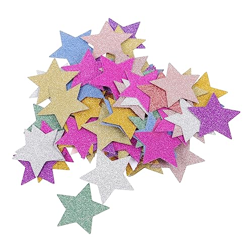 MOBUTOFU 300St bunte Sternpailletten confetti konfetti bunt Farbenfrohe Dekoration Zubehör für Partydekoration Dekorationen Konfetti für die Neujahrsparty Party Konfetti Glitzerpapier von MOBUTOFU