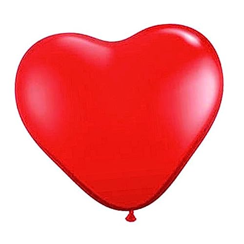 MOBUTOFU 50 Stück 12 Rote Herzförmige Latexballons Perfekte Deko Für Hochzeit Geburtstag Valentinstag Und Andere Feiern Hochwertige Party Dekoration Für Unvergessliche Momente von MOBUTOFU