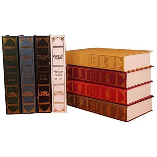 MOBUTOFU 6 STK Buchschmuck Bookshelf Decor bücherregal Dekoration Wohnzimmerdekoration Aufbewahrungskorb aus Weidengeflecht dekoratives Buch-Wohndekor Dekorationsbuch Tischhandwerk von MOBUTOFU