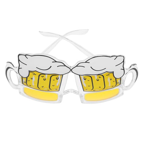 MOBUTOFU Biergläser beer mug bierbrille Die Sommerbrille Bierkrug-Brillen Goggle-Sonnenbrille lustige Brille tropische Geburtstagsfeierdekorationen Partybrille für Erwachsene Sport von MOBUTOFU