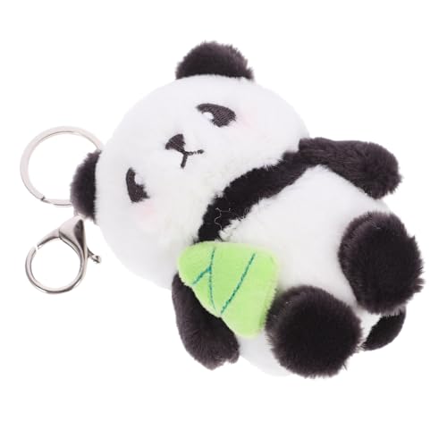 MOBUTOFU Panda-Anhänger Plüsch-Panda-Ornament Cartoon-Puppe Schlüsselanhänger tragen bag charm süße schlüsselanhänger Anhänger zum Aufhängen einer Tasche schöner Plüsch-Schlüsselanhänger von MOBUTOFU