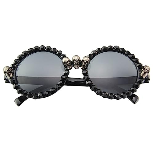 MOBUTOFU Sonnenbrille Für Halloween Lustige Partybrille Mit Rundem Rahmen Perfekte Requisite Für Maskerade Und Geburtstagsparty Ideal Für Foto Sessions Und Kostüme von MOBUTOFU