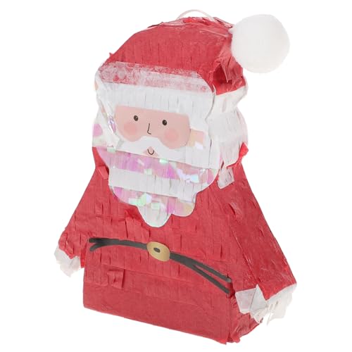 Weihnachtspinata Weihnachtsmann Weihnachts-kit Mini-weihnachten Für Kinder Weihnachten Groß Großes Weihnachten Rentier Halloween-dekoration Hängende Weihnachtsverzierung Rot Papier MOBUTOFU von MOBUTOFU