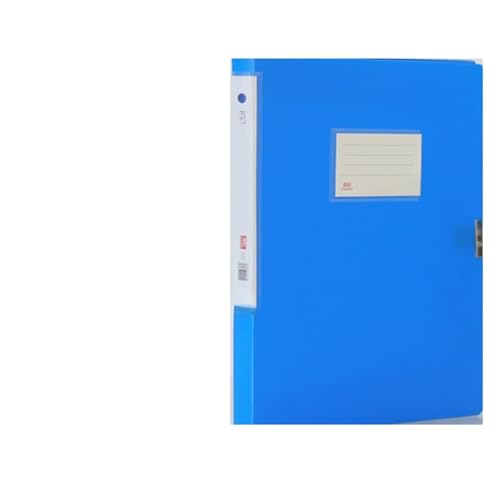 Box Ordner A4 Stehend Test Papier Tasche Daten Lagerung Tasche Student Ordner Schule Bürobedarf Schreibwaren Dokument Datei Box Schreibtisch Veranstalter FüR Die Dokumentenablage(Blue-35mm) von MOCUC