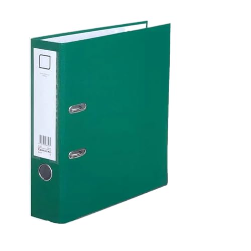 Box Ordner Mehrfarbiger großer Ringbuch-A4-Aktenordner for Dokumente, A4-Organizer, Bürobedarf, Aktenordner auf A4-Ringen FüR Die Dokumentenablage(Green) von MOCUC