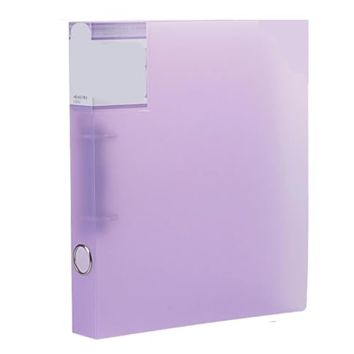 Box Ordner Schreibtisch-Organizer-Clip for Dokumente, A4, Loseblatt-Ordner, Dateiordner, Schreibwaren-Organizer, Schulbüro-Organizer FüR Die Dokumentenablage(Purple) von MOCUC