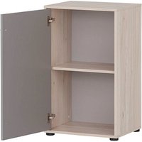 MÖBELPARTNER Aktenschrank 400, 153379 sandeiche, platingrau 1 Fachboden 51,0 x 41,0 x 83,6 cm von MÖBELPARTNER