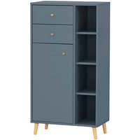 MÖBELPARTNER Badschrank Bjarne 153171 blaugrau 60,2 x 33,1 x 113,4 cm von MÖBELPARTNER