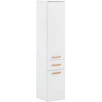 MÖBELPARTNER Bad-Hängeschrank Duo 146599 kreideweiß 32,7 x 35,3 x 160,1 cm von MÖBELPARTNER