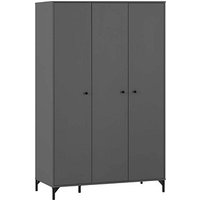 MÖBELPARTNER Kleiderschrank Smash, 701905 anthrazit 5 Fachböden 118,8 x 60,0 x 191,2 cm von MÖBELPARTNER