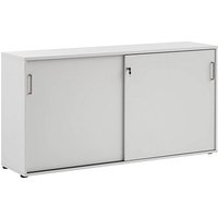 MÖBELPARTNER Schiebetürenschrank 1500, 701490 lichtgrau 2 Fachböden 160,2 x 41,0 x 84,2 cm von MÖBELPARTNER