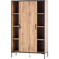 MÖBELPARTNER Schiebetürenschrank 2000, 701724 landhaus-eiche 6 Fachböden 100,0 x 41,0 x 163,8 cm von MÖBELPARTNER