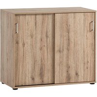 MÖBELPARTNER Schiebetürenschrank Niels, 701887 wildeiche 2 Fachböden 100,0 x 41,0 x 83,6 cm von MÖBELPARTNER