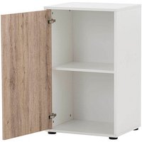 MÖBELPARTNER Aktenschrank 400, 152200 weiß, wildeiche 1 Fachboden 51,0 x 41,0 x 83,6 cm von MÖBELPARTNER