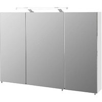 MÖBELPARTNER Spiegelschrank Dorina 124889 weiß glanz 100,0 x 16,0 x 75,7 cm von MÖBELPARTNER