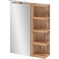 MÖBELPARTNER Spiegelschrank Matteo 156970 eiche landhaus 50,0 x 16,0 x 76,0 cm von MÖBELPARTNER