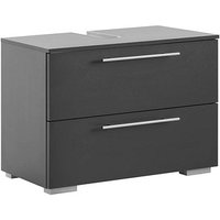 MÖBELPARTNER Waschbeckenunterschrank Carlos 148600 anthrazit 80,2 x 35,0 x 59,1 cm von MÖBELPARTNER