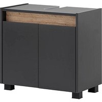 MÖBELPARTNER Waschbeckenunterschrank Cosmo 146318 anthrazit 56,9 x 33,0 x 54,6 cm von MÖBELPARTNER