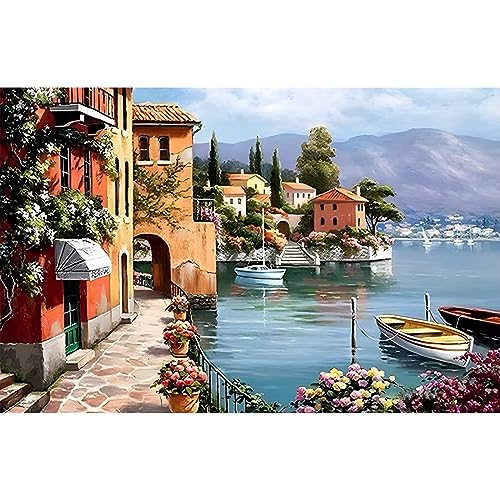 MOGTAA Venedig Diamond Painting Erwachsene, 5D Landschaft Diamant Painting Bilder Erwachsene Anfänger, DIY Diamond Art Diamant Malerei Set für Home Wand Dekor 30x40cm von MOGTAA