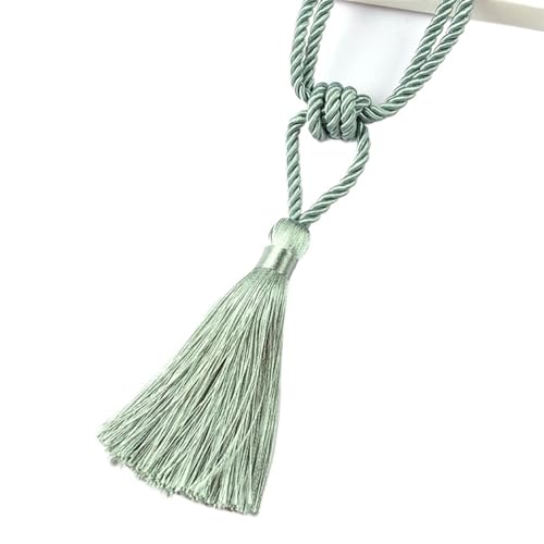 MOHUIED Raffhalter FüR VorhäNge 1PC Curain Tiebacks with Tassel Curtain Clips Rope Tie Backs Holdbacks Home Accessories Decorative(Light Blue) von MOHUIED