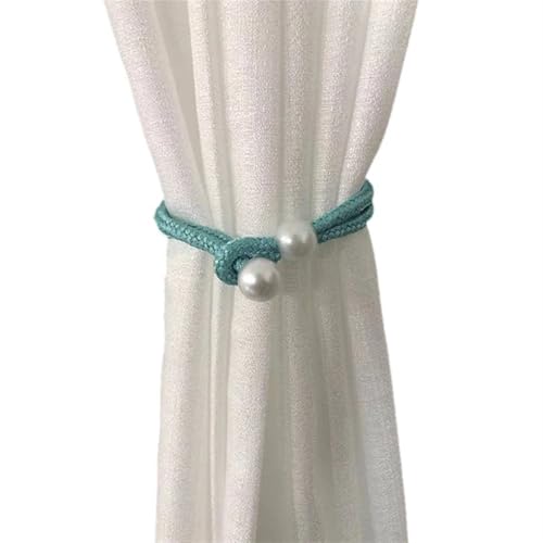 MOHUIED Raffhalter FüR VorhäNge 1Pc Pearl Buckle Curtain Clip Adjustable Pull-Out Rope Tie Back Curtain Holdbacks for Drapes Decoration(1) von MOHUIED