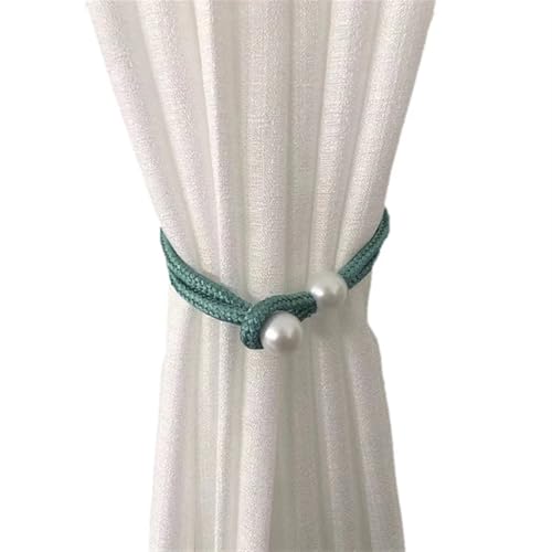 MOHUIED Raffhalter FüR VorhäNge 1Pc Pearl Buckle Curtain Clip Adjustable Pull-Out Rope Tie Back Curtain Holdbacks for Drapes Decoration(9) von MOHUIED