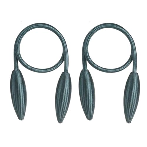 MOHUIED Raffhalter FüR VorhäNge 2pcs/Set Curtain Tiebacks Arbitrary Shape Twist Alloy Hanging Belts Ropes Curtain Holdback Curtain Accessoires(Gray Blue) von MOHUIED