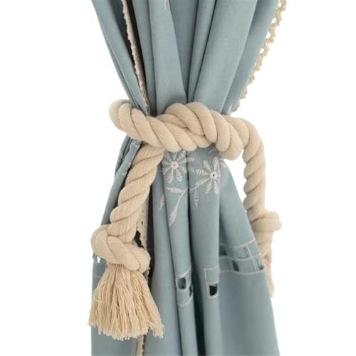 MOHUIED Raffhalter FüR VorhäNge Woven Curtain Tieback Holder Hooks Tie Backs Living Room Decoration Accessories Holdback Curtain Straps von MOHUIED