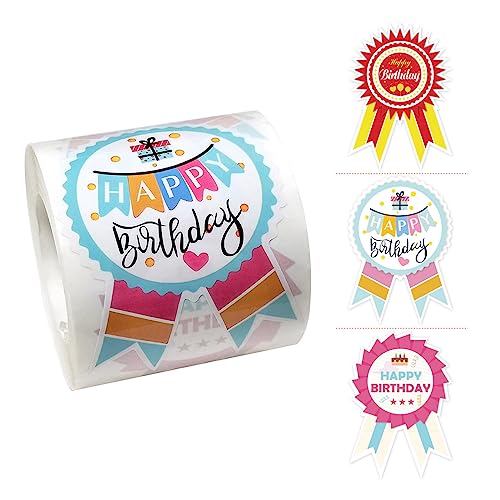 200 Stück Aufkleber Wrapping Aufkleber Etiketten Wasserdicht Versiegelung Aufkleber für Geburtstagsgeschenke Karten Umschläge von MOIDHSAG
