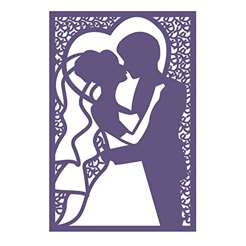 Bride Bridegroom Metall-Stanzformen, handgefertigt, Scrapbooking-Zubehör für Kinder, Mädchen, Jungen von MOIDHSAG