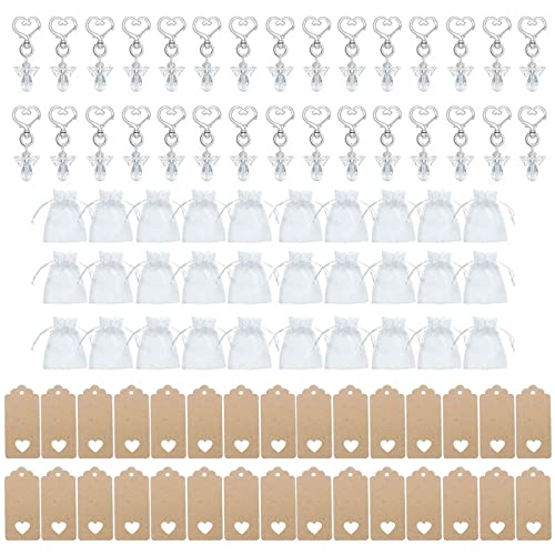 MOIDHSAG 30 Stück/Set Schlüsselanhänger Anhänger Organzabeutel Gastgeschenk Baby Brautparty von MOIDHSAG