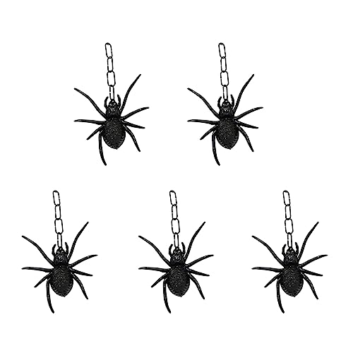 MOIDHSAG 5pcs/set Glowing Spiders Multifunction Decorative Spiders Household Decoration For Children Girl Boys Birthday Festival von MOIDHSAG