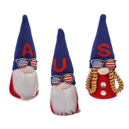 MOIDHSAG Creative Decors Practical Independence Day Gnomes Plushs Nordic Dwarfs Festival Home Accent Party Decorations von MOIDHSAG