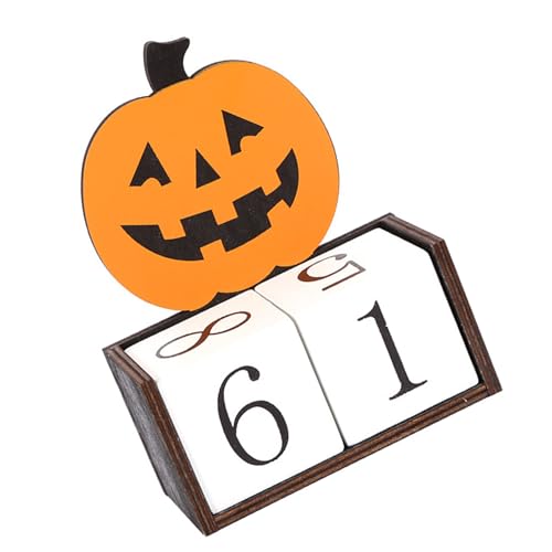 MOIDHSAG Halloween-Countdown-Kalender, Dekoration, Partyzubehör, Ornament mit einstellbarem Datum, für Zuhause und Büro, den täglichen Gebrauch von MOIDHSAG