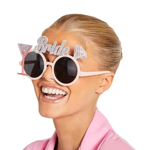 MOIDHSAG Sonnenbrille, Braut, Diamant, Weinglas, Brille, Party-Dekoration, Zubehör für Damen und Mädchen, Geschenke von MOIDHSAG