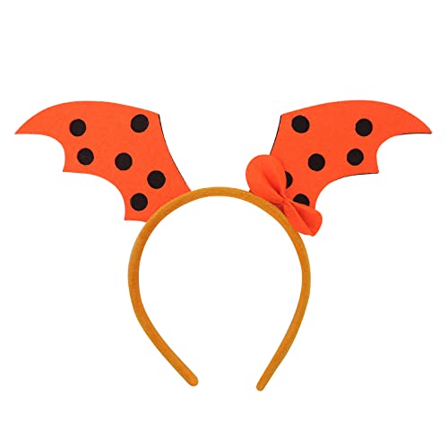 MOIDHSAG Teufelsflügel Stirnband Teufel Haarreifen Fledermaus Flügel Haarbänder Nacht Party Anime Halloween Haarband Haarschmuck von MOIDHSAG