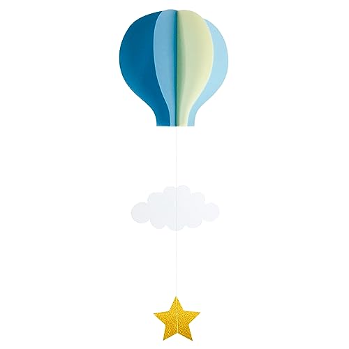 Süßer Papierballon + Wolken-Wimpelkette für alle Versammlungen, bezaubernde Girlanden für Geburtstagszubehör von MOIDHSAG
