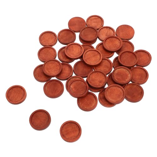 MOKKHNB 40Stücke Holzrunde Tabletts für Anhänger Bastelbasis für Schmuck Außendurchmesser Innendurchmesser für Projekte und Tischdekoration MOKKHNB 40Stücke Holzrunde Tabletts für Anhänger Bastelbasis für Schmuck Außendurchmesser Innendurchmesser für Projekte und Tischdekoration von MOKKHNB