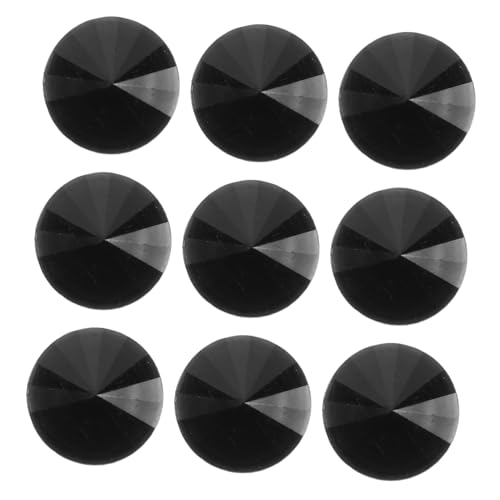 MOKKHNB 50Stücke Schwarze Acryl Kristallknöpfe Runde Nähknöpfe für Kleidung Bastelprojekte und DIY Anwendungen Vielseitige Verwendung für Outfits und Zuverlässige MOKKHNB 50Stücke Schwarze Acryl Kristallknöpfe Runde Nähknöpfe für Kleidung Bastelprojekte und DIY Anwendungen Vielseitige Verwendung für Outfits und Zuverlässige von MOKKHNB