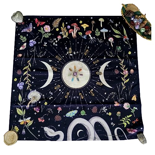 MOLKASIA Tarot Tischdecke Wahrsagung Tischdecke Quadratisch Tapisserie Supplies von MOLKASIA