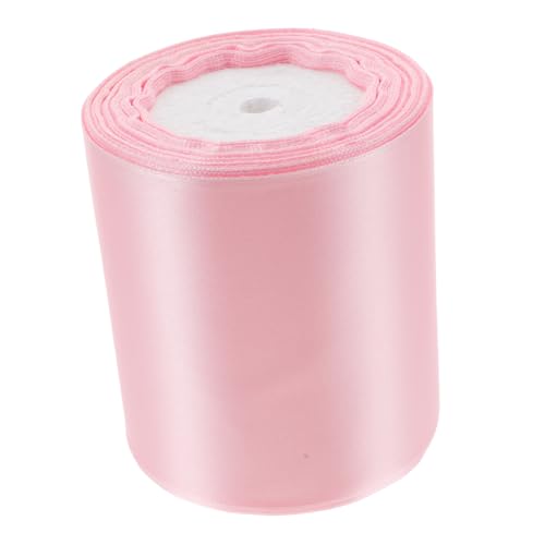 MOLUCKFU 1 Rolle 10cm Band Klammer Haarspangenband Selber Machen Schleifenknoten Machen Bänder Geschenkband Geschenkbandverzierung Multifunktionsbänder Banddekor Rosa Polyester von MOLUCKFU