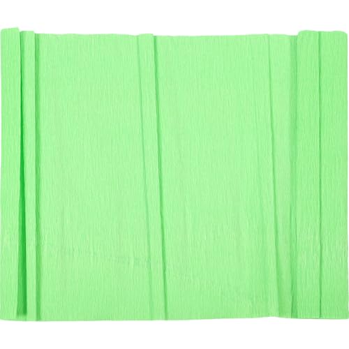 MOLUCKFU 1 Rolle Krepp-papier Dekoration Krepppapier Geburtstag Krepppapier Blumen Geschenkpapier Bastelpapier Selber Machen Farbiges Krepppapier Hochzeitskrepppapier Green von MOLUCKFU