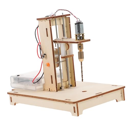 MOLUCKFU Wissenschaftsprojekt-Set 1 Set Mini-bohrmaschine Holzbohrmaschine für und Basteln von MOLUCKFU